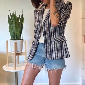 Vintage Donnkenny blazer, plaid